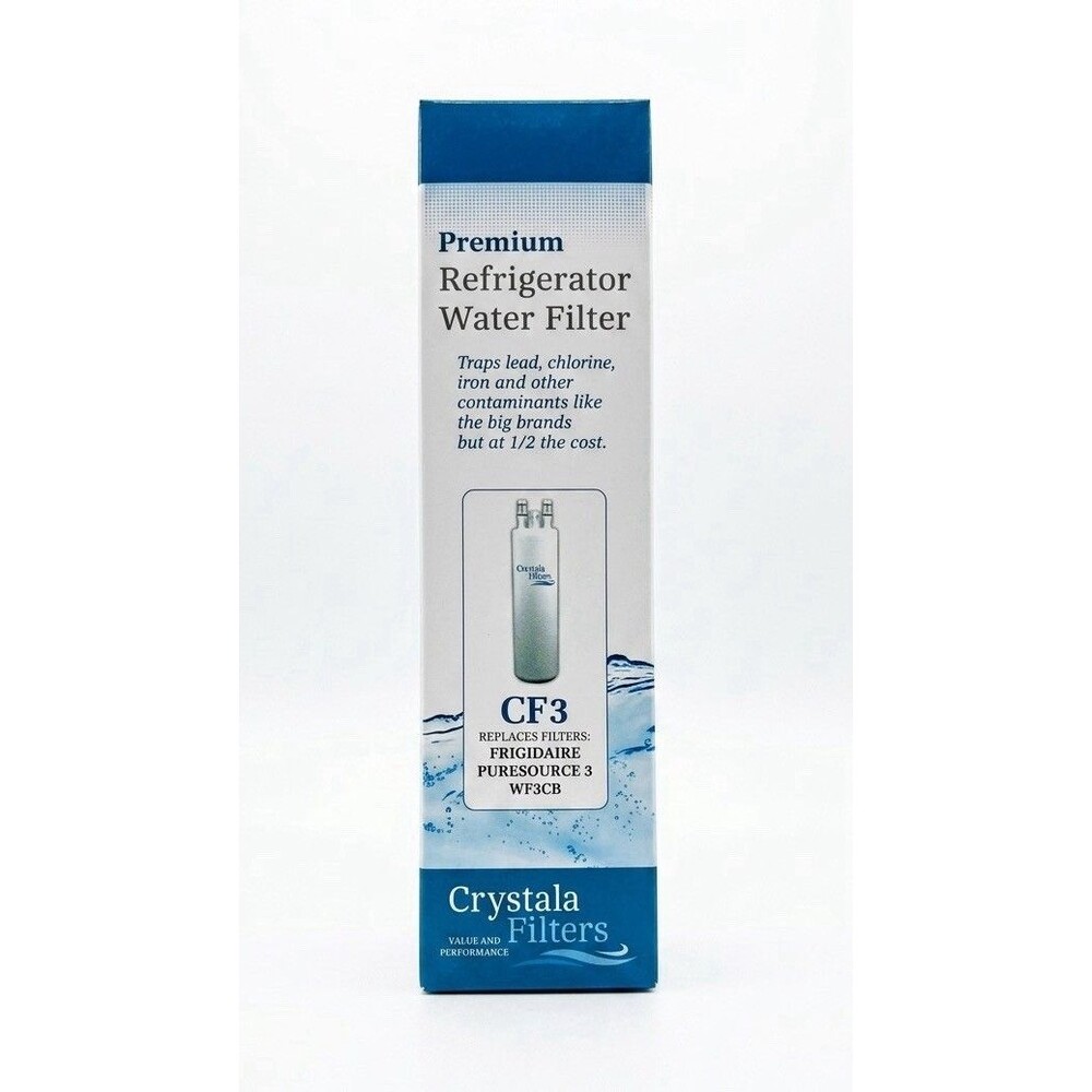 Crystala Cf3 Frigidaire Replacement Refrigerator Water Filter wf3cb New Sealed